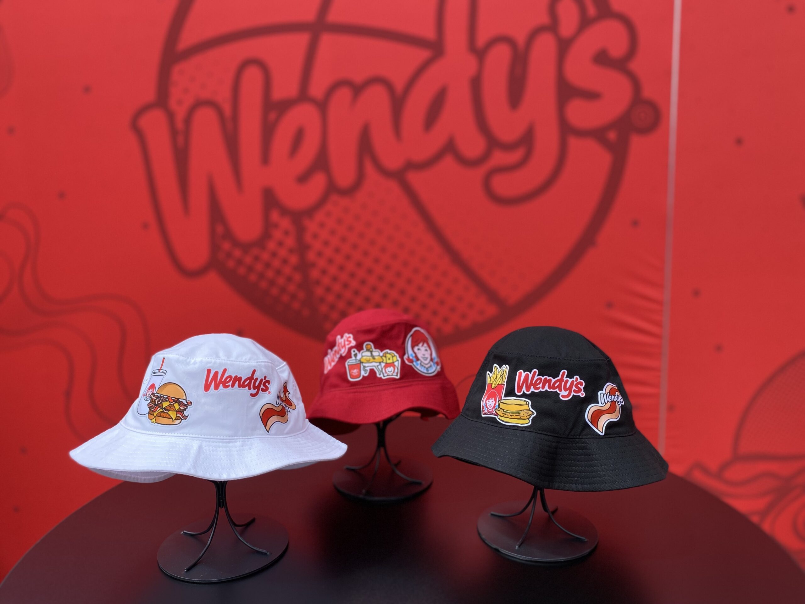 Custom Wendy's bucket hats