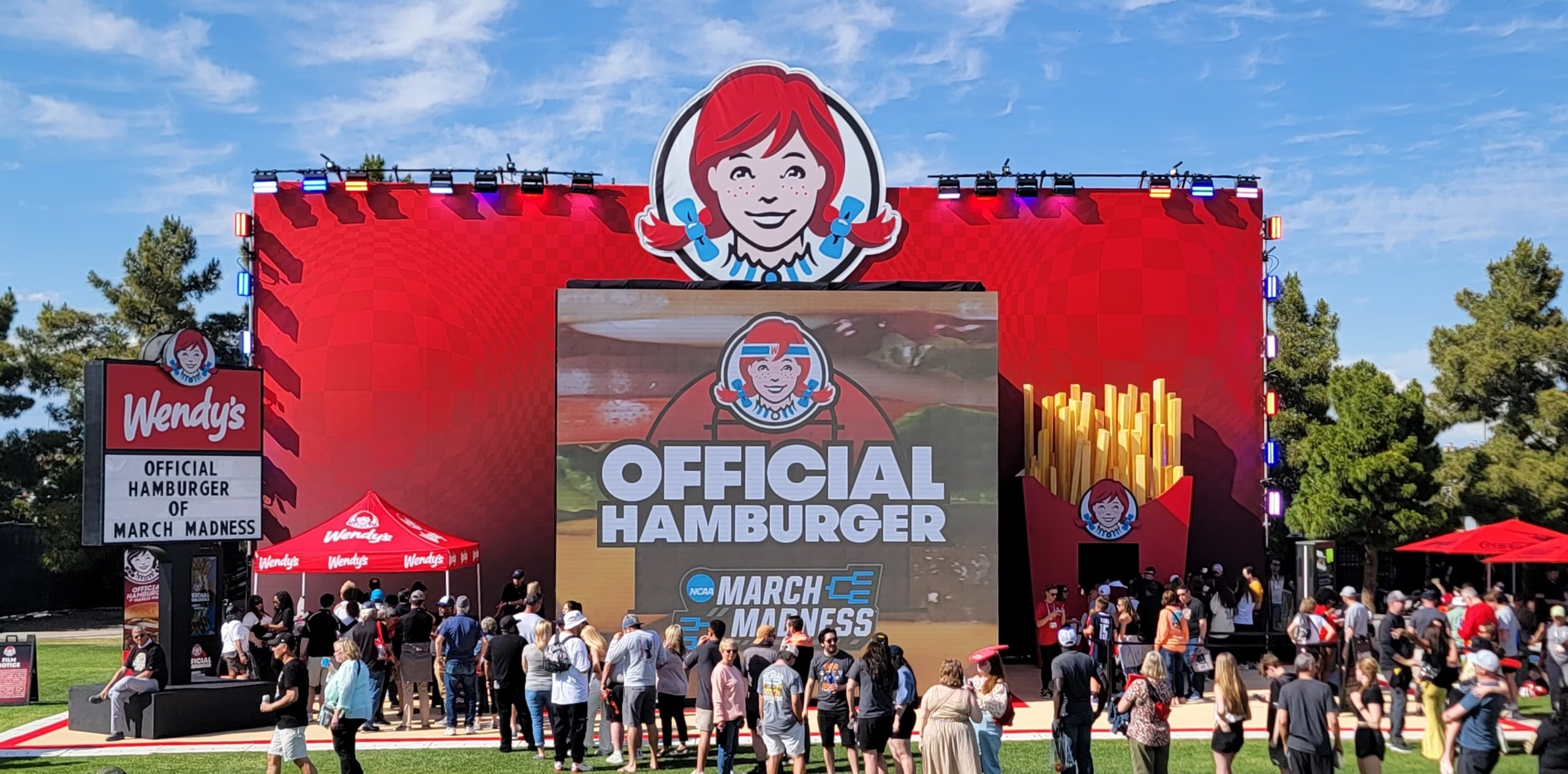 Wendy's experiential activation at NCAA Men's Final Four